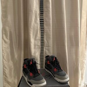 Jordan Black and Red Sneakers